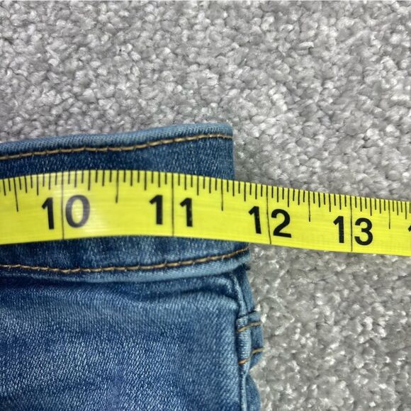 Abercrombie & Fitch Jeans Women's 23* Blue Skinny Ultra High Rise Dark Denim - Picture 8 of 12